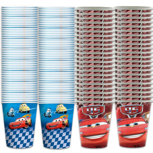 Disney Cars Lightning Mcqueen вечерние украшения чашки 10 шт./лот для девочек и мальчиков пользу детская чашка для дня рождения принадлежности для детского душа