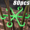 80/4 шт. держатель для поддержки стебля растений Alocasia Monstera держатель для поддержки листьев виноградная лоза крепежные зажимы для скалолазания инструменты для садовых растений
