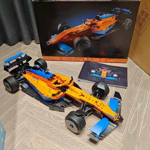 Технический 1432 шт. F1 1:8 42141 скоростной гоночный автомобиль, строительные блоки MOC, кирпичи, знаменитая модель спортивного автомобиля в сборе, подарки для взрослых, игрушки