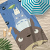 Классическое милое полотенце в стиле аниме T-Totoro-S, мягкий подарок для бассейна для путешествий, тренажерного зала, душа, кемпинга, быстросохнущее спортивное большое пляжное полотенце