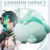 Genshin Xiao мягкие игрушки декоративная подушка милая птица Xiao плюшевая кукла Genshin Impact декоративная подушка диванная подушка на спинку аниме подарки