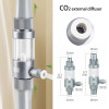Аквариумный диффузор CO2, сдержанный, быстрая вставка, антирефлюксный, внешний распылитель CO2, внешний распылитель для аквариума, диффузор CO2