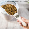 Измерительная ложка для корма для домашних животных, электронная мерная чашка для корма для собак и кошек, цифровая ложка, весы, кухонные весы для еды со светодиодным дисплеем