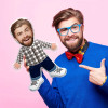 Индивидуальная плюшевая подушка для фотографий, мягкий и идеальный подарок для родителей, с сезонными акцентами для домашнего декора.
