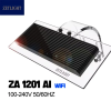 Zetlight Led Aquarium WIFI LED ZA 1201AI Полный спектр коралловых ламп для морских рифов через свет управления через приложение для SPS LPS