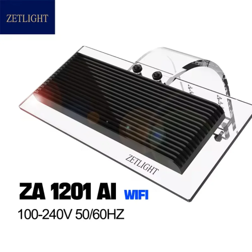 Zetlight Led Aquarium WIFI LED ZA 1201AI Полный спектр коралловых ламп для морских рифов через свет управления через приложение для SPS LPS