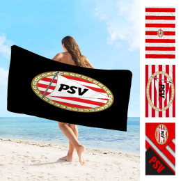 Пляжное полотенце с принтом из микрофибры для футбольной команды PSV, альпинизма, йоги, пляжа, плавания, бега, впитывающее мягкое полотенце