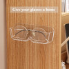 1/3PCS Glasses storage box transparent color storage rack wall mounted non perforated sunglasses display rack