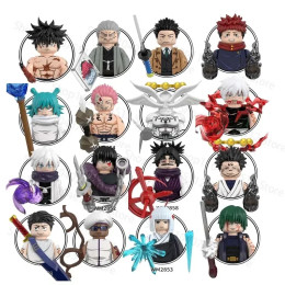 WM6202 WM6200 Jujutsu Kaisen Bricks Gojo Yuta Совместимые фигурки головоломки мультяшная модель строительные блоки игрушки подарки на день рождения