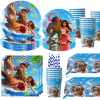 Disney Moana Party одноразовые тематические принадлежности набор посуды чашки тарелки салфетки детский душ детские украшения для дня рождения