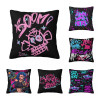 Boom Jinx Arcane Square Pillow Cases League Battle Game Legends Cushion Cover Polyester Decorative Pillowcase for Car 45*45cm