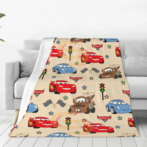Фланелевое одеяло с изображением молнии Mcqueen Cars, мягкое прочное одеяло для дивана, стула, пикника, покрывало с рисунком дивана-кровати