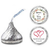 0,75/2 см, 200 шт., индивидуальные поцелуи Hershey's, свадебные наклейки, наклейки на сувениры, шоколад, день рождения, Baby Shower, наклейки