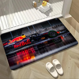 1 шт. F1 Racing Red B-bulls напольный коврик, коврики для дома, ковер для ног, впитывающие коврики для ванной комнаты, противоскользящие коврики, товары для домашнего декора