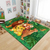 Disney The Lion King Pattern 3D Большая площадь Детские ковры для дома Гостиная Детская комната Детские коврики Спальня Диван Коврик Коврики