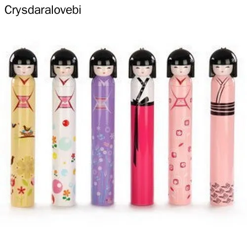 Новинка, кукла Kokeshi, складной зонтик, японские куклы, милые бутылочки, складное кимоно, традиционный зонтик для девушек