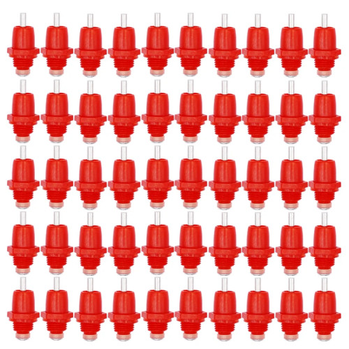 50 шт., капельные поилки для цыплят, перепелов, голубей, птиц