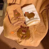 Комплект банных полотенец из кораллового флиса, Мягкий головной убор в стиле для взрослых, впитывающий домашний мультяшный толстый комплект