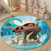 Круглые коврики Disney Moana для спальни, напольные коврики для детской комнаты, домашний коврик для ванной, стула, ковер для гостиной, украшение для дома