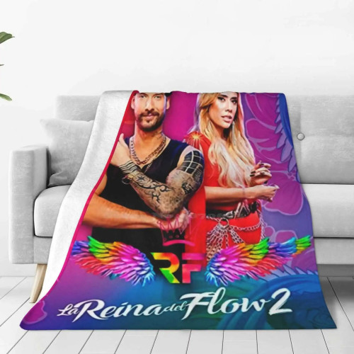 Мягкое Одеяло La Reina Del Flow с воздушным кондиционированием, крутой ретро винтажный классический красочный чехол для альбома музыкальной певицы