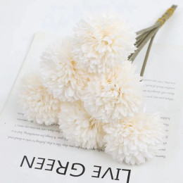 6 шт. искусственные цветы одуванчика для дома, декора спальни, свадебное украшение для сада, вазы для рукоделия, аксессуары для цветочной композиции