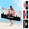 E-Eintracht F-Frank sia Koc из микрофибры Быстросохнущие пляжные полотенца Большой принт Супер впитывающее одеяло для бассейна
