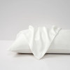 Атласная наволочка из искусственного шелка, однотонная наволочка-конверт, домашнее постельное белье, наволочка из искусственного шелка 40x70 50x80
