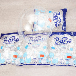 10/50 шт. предварительно растягивающийся шар Bobo, прозрачный шар-пузырь, большая наполнение, день рождения, свадьба, светодиодный Glowinig