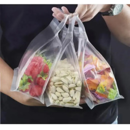 5 шт. многоразовые герметичные пакеты для хранения продуктов питания для орехового зерна, овощей, фруктов и закусок, кухонный органайзер, контейнеры для хранения