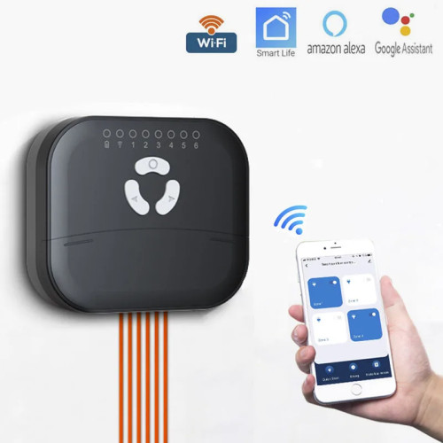 Умный таймер полива сада, Wi-Fi контроллер полива, 4/3-полосный Соленоидный клапан полива воды, Программируемые системы капельной воды