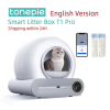 Tonepie 65L Автоматический умный ящик для кошачьего туалета Самоочищающийся полностью закрытый ящик для кошачьего туалета Лоток для туалета для домашних животных Английские версии