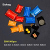 StoBag 500/1000 шт., оптовая продажа, красочные мини-маленькие пластиковые пакеты на молнии, упаковка для ювелирных изделий, многоразовые полиэтиленовые прозрачные пакеты
