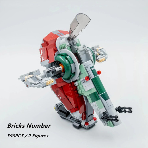 Космический корабль Galaxy-Starships-Space Fighter MOC-Starfighters Модель Строительные блоки Кирпичи Игрушки Подарки Набор для мальчиков