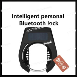 USB-зарядка для велосипеда, персональный Bluetooth, интеллектуальный замок в форме подковы, водонепроницаемый велосипедный замок, велосипедный металлический корпус, солнечная батарея