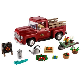 НОВЫЙ 1677 шт., город, хит продаж, Moc, ретро модель пикапа, сделай сам, креативные идеи, детские игрушки, подарок на день рождения, строительные блоки MOC-10290