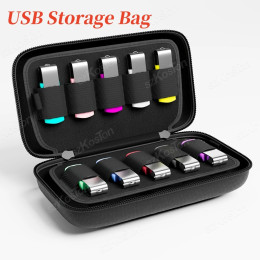 Чехол для флэш-накопителя USB, чехол для хранения, сумка для хранения USB-накопителя, органайзер для электронных аксессуаров для USB-накопителя, ручка