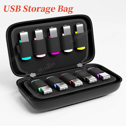 Чехол для флэш-накопителя USB, чехол для хранения, сумка для хранения USB-накопителя, органайзер для электронных аксессуаров для USB-накопителя, ручка