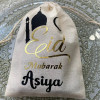 Персонализированный подарок Eid Mubarak, сумка для денег и карт Eid al-Fitr, Мусульманский Исламский Рамадан, украшение Kareem, детский подарок