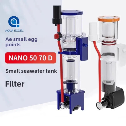 110-240 В Aqua Excel Nano 40D 50D 70D Мини-скриммер для рифов, аквариумов, фильтр для морской воды