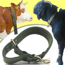 Прочный галстук Belay, регулируемый ошейник для крупного рогатого скота, ошейник для буксировки домашнего скота, товары для кормления, Холщовый пояс, ветеринарное оборудование