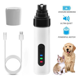 Машинка для стрижки когтей электрическая с зарядкой от USB