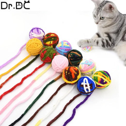 Dr.DC Pet игрушки для кошек саморазвлекающиеся игрушки для кошек, шарики из цветной шерсти, принадлежности для собак, игрушка для кошек, аксессуары