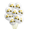 10 шт. набор латексных воздушных шаров для экскаватора, тема инженерного автомобиля, украшение для дня рождения, 12 дюймов