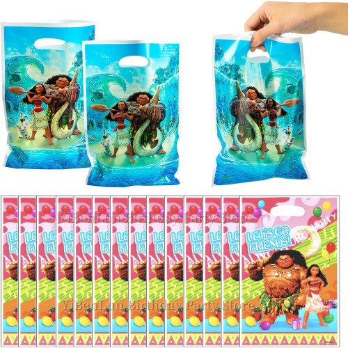 Подарочные пакеты Disney Moana, декор для дня рождения, сумка для подарков принцессы, подарочная упаковка для конфет, детский душ, сувениры для девочек, товары для вечеринок
