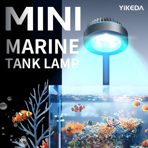 USB-лампа для морской воды с таймером и затемнением, 360° °   Регулируемый зажим для морского аквариума