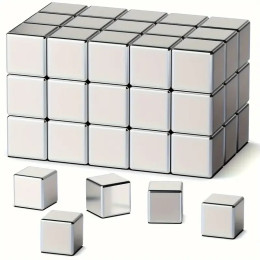 Квадратные неодимовые магниты 5x5x5 мм, квадратные редкоземельные магниты для тяжелых условий эксплуатации для поделок, холодильника, доски, офиса, доски для сухого стирания