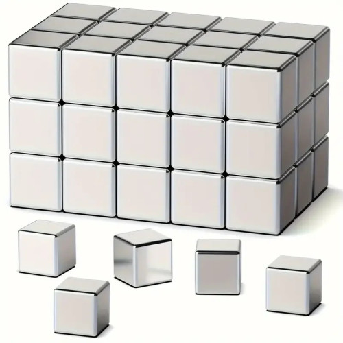 Квадратные неодимовые магниты 5x5x5 мм, квадратные редкоземельные магниты для тяжелых условий эксплуатации для поделок, холодильника, доски, офиса, доски для сухого стирания