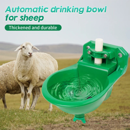 Поилка для скота, овцы, козла, миска с клапаном, автоматическая поилка, пластиковый фонтанчик для воды, оборудование для кормления крупного рогатого скота, овец, собак