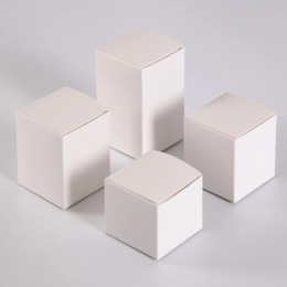 50 шт./партия, квадратные бумажные коробки 3x3 5x5 6x6 8x8 9x9 10x10 см