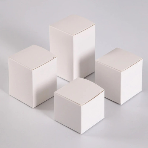 50 шт./партия, квадратные бумажные коробки 3x3 5x5 6x6 8x8 9x9 10x10 см